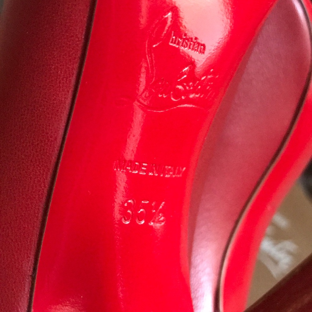 Christian Louboutin Decoltish 100 Nappa Shiny - Picture 2 of 9